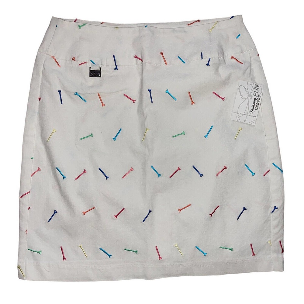 Lulu-B Women’s Golf Tee Stretch Pull-On Skirt Wide Waistband Size 8 NEW